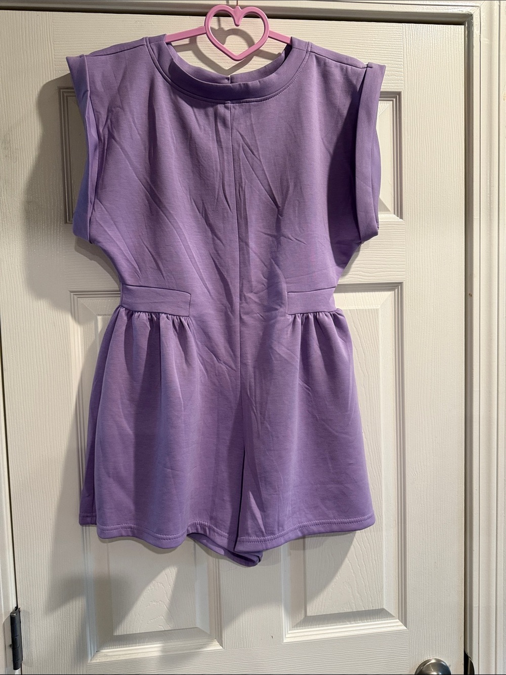 Zenana Outfitters Lavender Sleeveless Romper